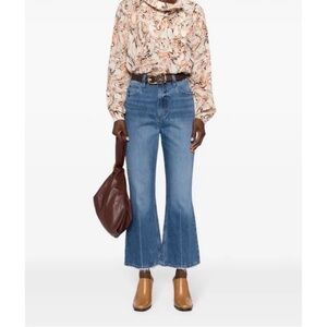 FRAME Le High 'N' Tight Crop Mini Boot Cut Jeans Size 28